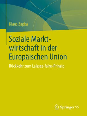 cover image of Soziale Marktwirtschaft in der Europäischen Union